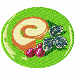 Foods And Sweets Embroidery Design 1